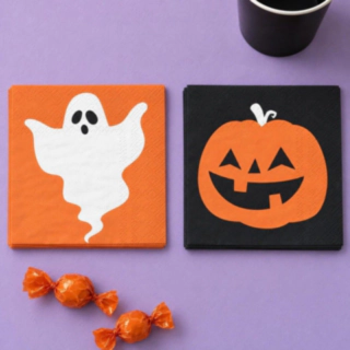 Halloween kummitus servetit