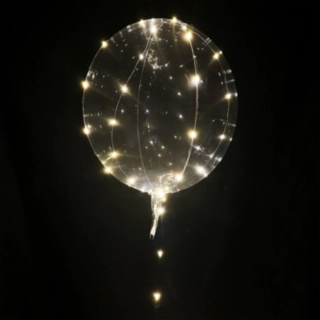 Pyöreä LED Ilmapallo Valkoinen