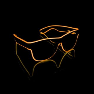 LED Wayfarer Silmälasit Oranssi