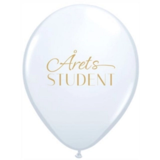 Årets Student Ilmapallot Valkoinen
