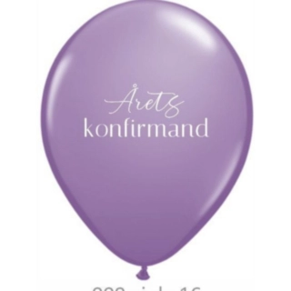 Årets Konfirmand Ilmapallot Liila