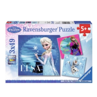 Frozen® 3 x 49 Palan Palapeli