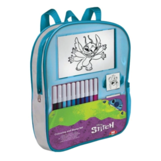 Stitch® Väri- & Leimasinsetti Reppu Sininen