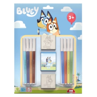 Bluey® Luova Leimasinsetti Sininen
