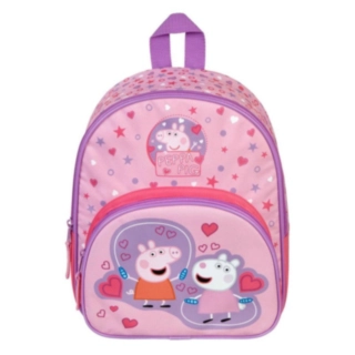 Pipsa Possu® Sydämet Reppu Pinkki