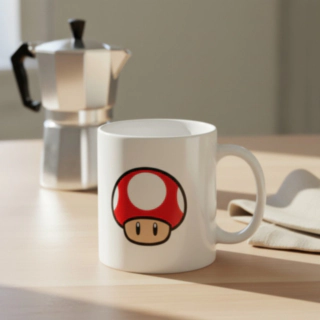 Super Mario® Sieni Muki Valkoinen