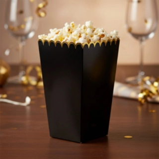 Popcorn Kupit Musta/Kulta