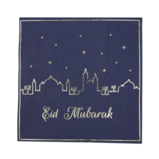 Eid Mubarak Lautasliinat Tummansininen