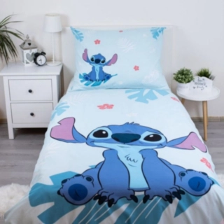 Lilo & Stitch® Puuvillalakana Vaaleansininen