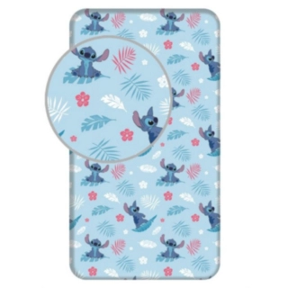 Lilo & Stitch® Puuvillalakana Vaaleansininen