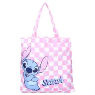 Lilo & Stitch® Ruudullinen Kankainen Kassi Vaaleanpunainen