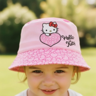 Hello Kitty® Kalastajanhattu Pinkki/Vaaleanpunainen