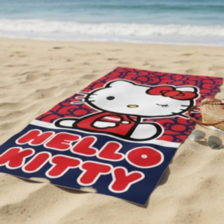 Hello Kitty® Rantapyyhe Punainen