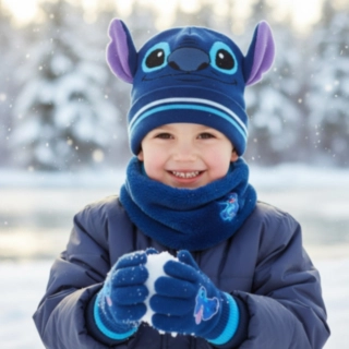 Lilo & Stitch® Pipo, Kauluri & Hanskat Sininen