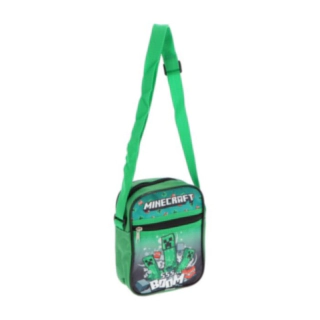 Minecraft® Creeper Olkalaukku Vihreä