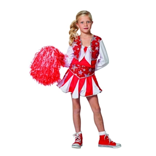 Punainen Cheerleader lasten asu