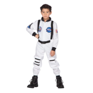 Astronauttihaalari Lastenpuku Valkoinen