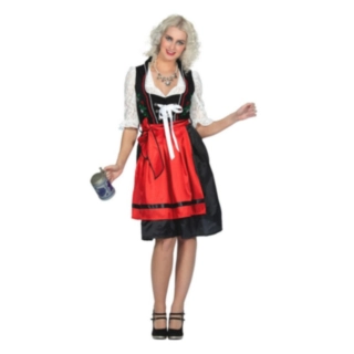 Dirndl Punainen/Musta