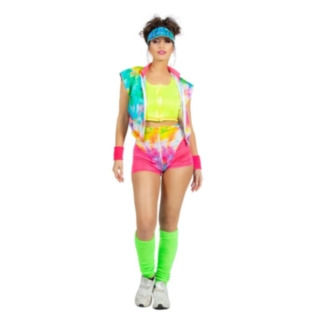 Aerobic Babe Asu Pinkki/Keltainen