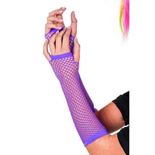 Pitkät Verkkokäsineet Violetti