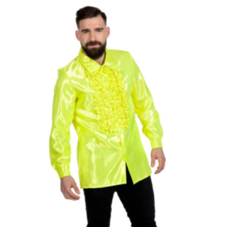 Disco Röyhelöpaita Neonkeltaisen