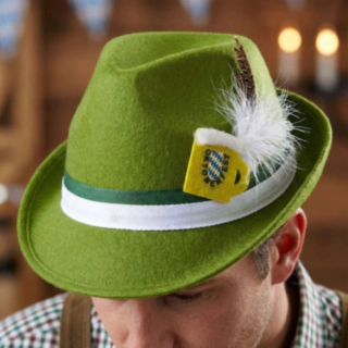 Oktoberbest Fedora Vihreä