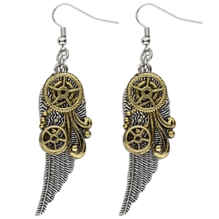 Steampunk Siipikorvakorut