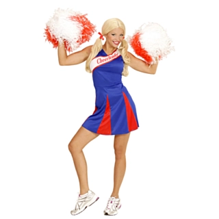 Sinipunainen cheerleader-asu