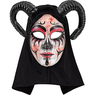 Demoninainen Huppunaamari Musta