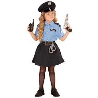 Poliisityttö Lasten Naamiaisasu