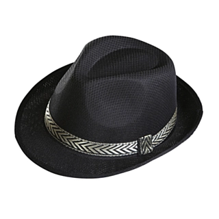Panama Fedora Musta