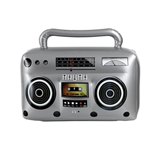 Puhallettava Ghetto Blaster