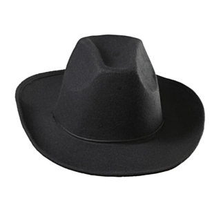 Realistinen Musta Cowboyhattu