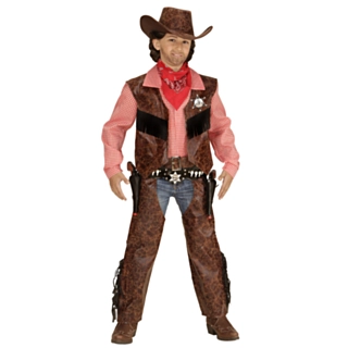 Tekonahkainen Lasten Cowboy Asu