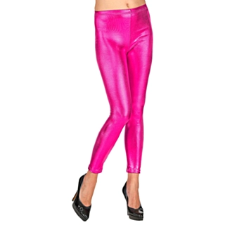Metallisen pinkit leggingsit
