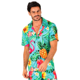 Flamingo Havaijipaita Turkoosi
