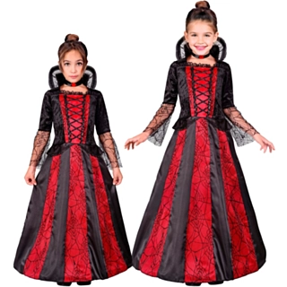 Vampyyri prinsessa Lasten naamiaisasu Punainen/Musta