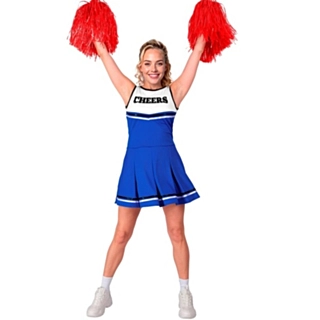 Amerikkalainen Cheerleader Asu Sininen