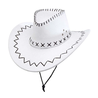 Jesse Cowboyhattu Valkoinen