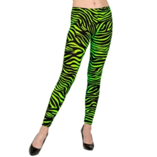 Neonvihreät 80-luvun leggingsit