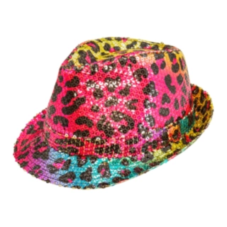 Leopardikuvioinen Fedora Hattu
