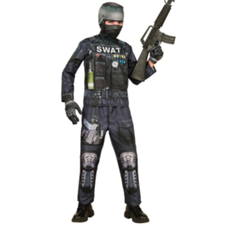 SWAT Lastenasu Musta/Sininen