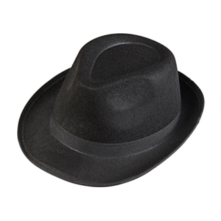 Fedora Gangsterihattu Musta