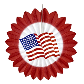 USA Viuhkakoriste Punainen