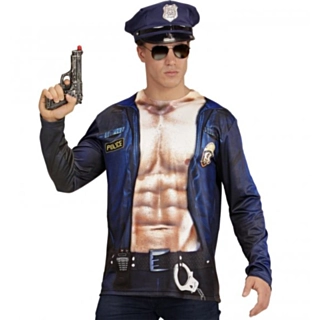 Pitkähihainen Poliisipaita