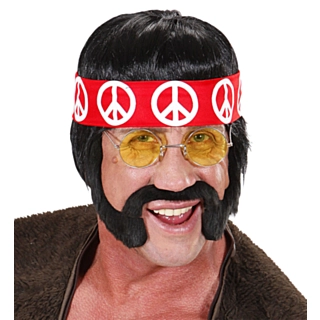 Hippiperuukki & Viikset