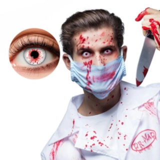Verenpurkauma Halloween Piilolinssit