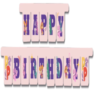 Ryhmä Hau® Happy Birthday Viirinauha