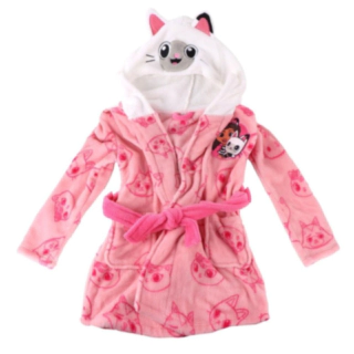 Gabby's Dollhouse® Coral Fleece Aamutakki Vaaleanpunainen