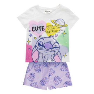 Stitch® Cute With A Little Destruction Lyhyt Pyjamasetti